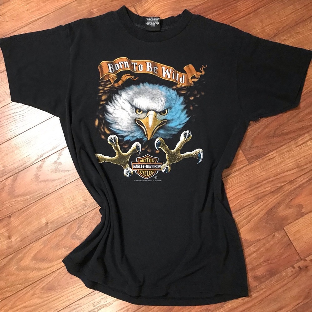 3D Emblem-RARE-Vintage1991 Harley-Davidson Eagle T